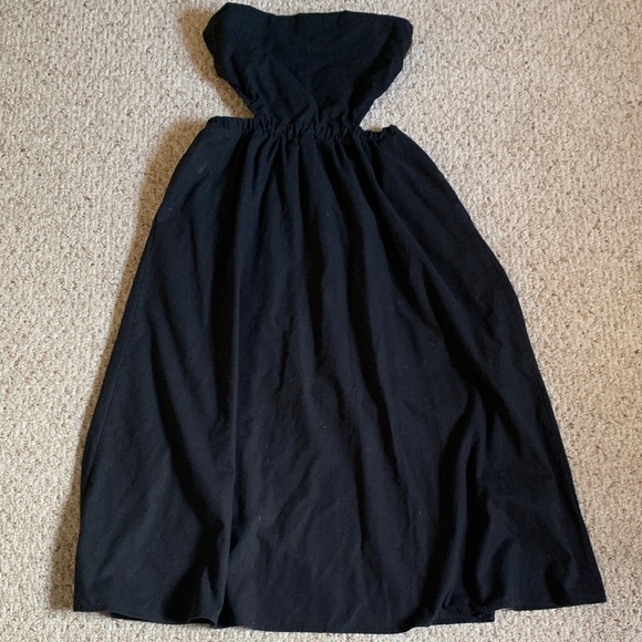 Petal and Pup Black Pamela Strapless and Open Back Dress Size Large - Picture 5 of 11